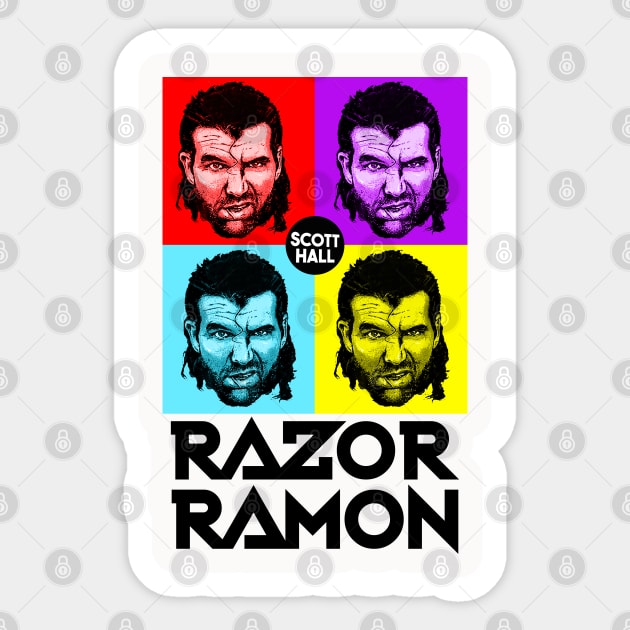 Razor ramon Thanks for the memories Sticker by RANS.STUDIO